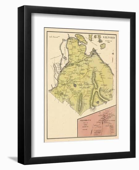 1892, Gilford, Gilford Town, New Hampshire, United States-null-Framed Giclee Print