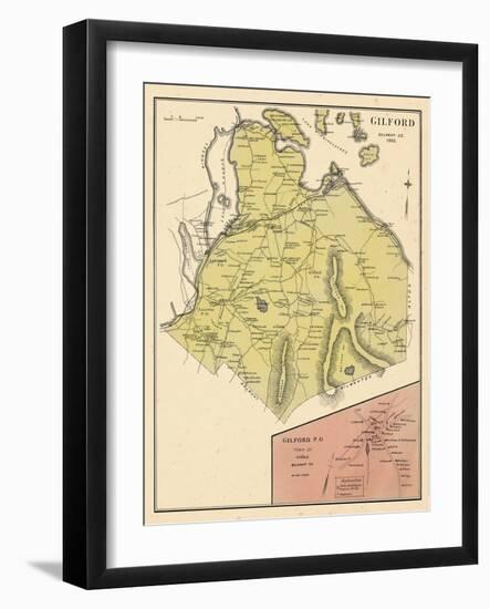 1892, Gilford, Gilford Town, New Hampshire, United States-null-Framed Giclee Print