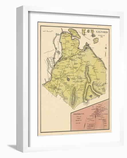 1892, Gilford, Gilford Town, New Hampshire, United States-null-Framed Giclee Print