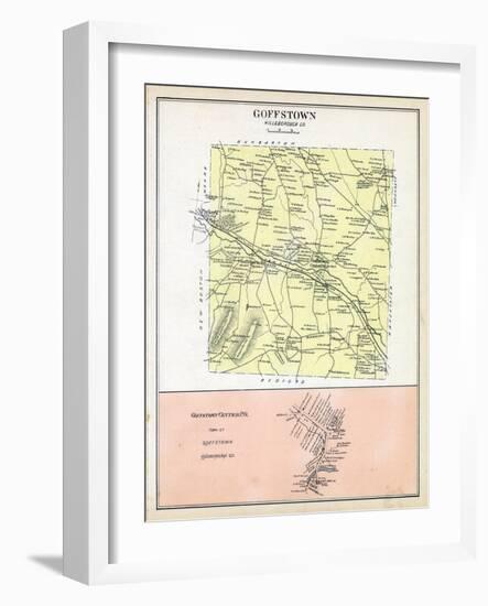 1892, Goffstown Center, New Hampshire, United States-null-Framed Giclee Print