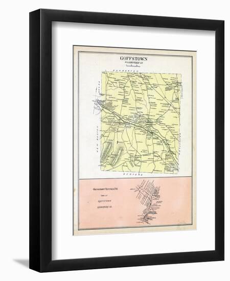 1892, Goffstown Center, New Hampshire, United States-null-Framed Premium Giclee Print