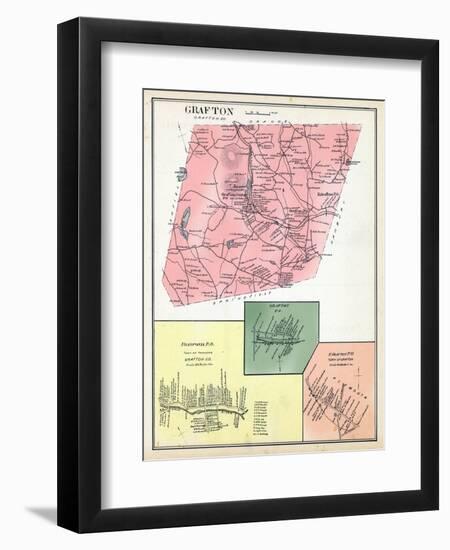 1892, Grafton, Franconia Town, Grafton Town, Grafton East, New Hampshire, United States-null-Framed Premium Giclee Print