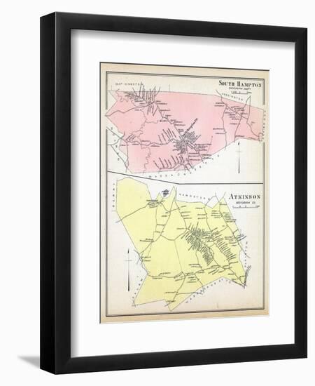 1892, Hampton South, Atkinson, New Hampshire, United States-null-Framed Premium Giclee Print