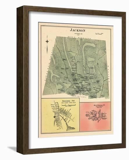 1892, Jackson, Jackson Town, Freedom, New Hampshire, United States-null-Framed Giclee Print