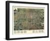 1892, Lima Bird's Eye View, Ohio, United States-null-Framed Giclee Print