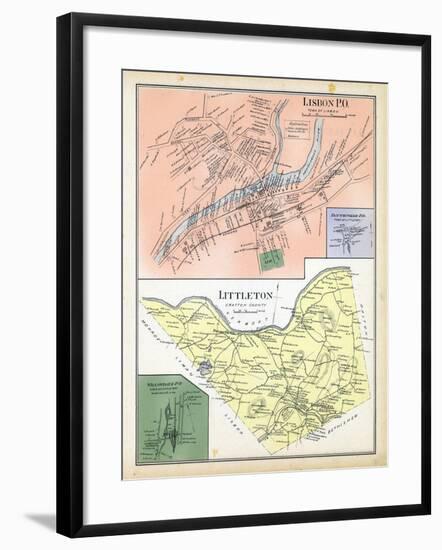 1892, Lisbon Town, Littletown, Willowdale, Pattenville, New Hampshire, United States-null-Framed Giclee Print