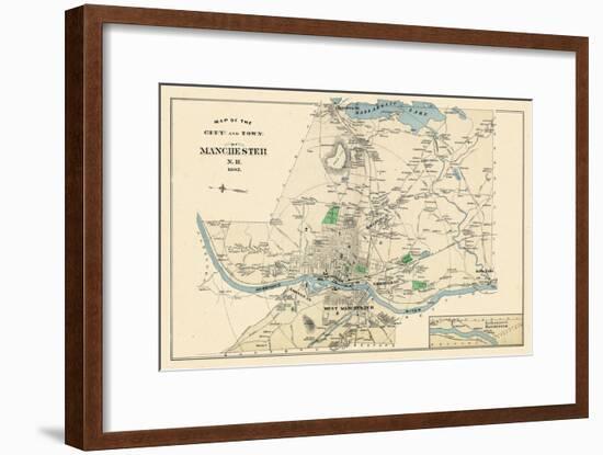 1892, Manchester 3, New Hampshire, United States-null-Framed Giclee Print