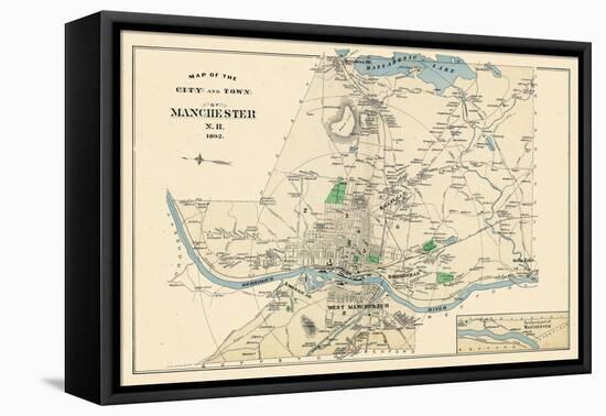 1892, Manchester 3, New Hampshire, United States-null-Framed Stretched Canvas