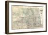 1892, North Dakota 1892 State Map, North Dakota, United States-null-Framed Giclee Print