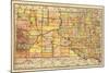 1892, South Dakota State Map, South Dakota, United States-null-Mounted Giclee Print