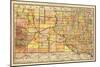 1892, South Dakota State Map, South Dakota, United States-null-Mounted Giclee Print
