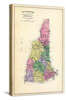 1892, State Map New Hampshire, New Hampshire, United States-null-Stretched Canvas