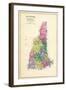 1892, State Map New Hampshire, New Hampshire, United States-null-Framed Giclee Print