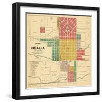 1892, Visalia, California, United States-null-Framed Giclee Print