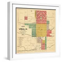 1892, Visalia, California, United States-null-Framed Giclee Print