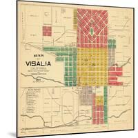 1892, Visalia, California, United States-null-Mounted Giclee Print