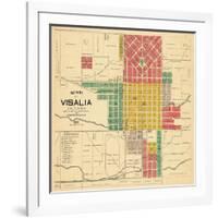 1892, Visalia, California, United States-null-Framed Giclee Print