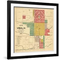 1892, Visalia, California, United States-null-Framed Giclee Print