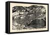 1893, Aspen Bird's Eye View, Colorado, United States-null-Framed Stretched Canvas