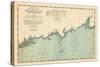 1893, Coast Survey, Norwalk Islands, Southwest Ledge, Long Island Sound, Connecticut-null-Stretched Canvas