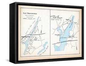 1893, East Portchester, Cos-Cob, Mianus, Riverside, Connecticut, United States-null-Framed Stretched Canvas