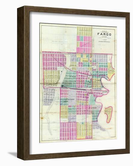 1893, Fargo, North Dakota, United States-null-Framed Giclee Print