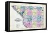 1893, Jo Daviess County Map, Illinois, United States-null-Framed Stretched Canvas