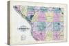 1893, Jo Daviess County Map, Illinois, United States-null-Stretched Canvas