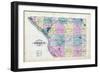 1893, Jo Daviess County Map, Illinois, United States-null-Framed Giclee Print