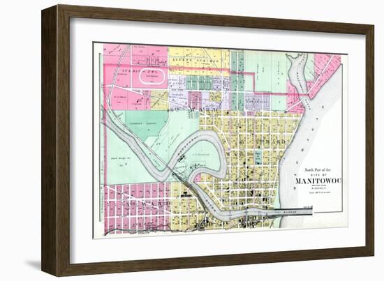 1893, Manitowoc City - North, Wisconsin, United States-null-Framed Giclee Print
