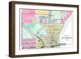 1893, Manitowoc City - North, Wisconsin, United States-null-Framed Giclee Print