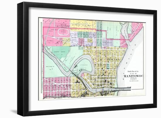 1893, Manitowoc City - North, Wisconsin, United States-null-Framed Giclee Print