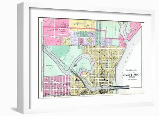 1893, Manitowoc City - North, Wisconsin, United States-null-Framed Giclee Print