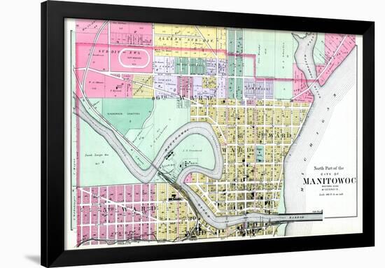 1893, Manitowoc City - North, Wisconsin, United States-null-Framed Giclee Print