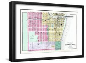 1893, Manitowoc City - South, Wisconsin, United States-null-Framed Giclee Print