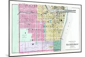 1893, Manitowoc City - South, Wisconsin, United States-null-Mounted Giclee Print