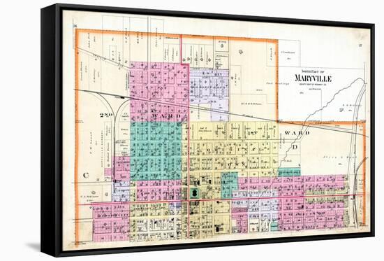 1893, Maryville - North, Missouri, United States-null-Framed Stretched Canvas