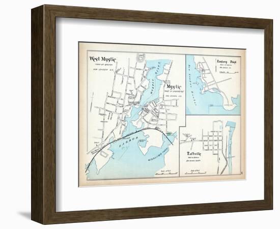 1893, Mystic, West Mystic, Eastern Point, Taftville, Connecticut, United States-null-Framed Giclee Print