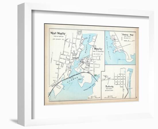 1893, Mystic, West Mystic, Eastern Point, Taftville, Connecticut, United States-null-Framed Giclee Print