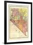 1893, Nevada State Map, Nevada, United States-null-Framed Giclee Print