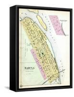 1893, Sabula, Iowa, United States-null-Framed Stretched Canvas