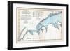 1893, United States Coast Survey - New York to Norwalk Islands - Long Island Sound, Connecticut, US-null-Framed Giclee Print