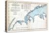 1893, United States Coast Survey - New York to Norwalk Islands - Long Island Sound, Connecticut, US-null-Stretched Canvas