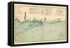 1893, United States Coast Survey - Niantic Bay to Rocky Point - Long Island Sound, Connecticut, Uni-null-Framed Stretched Canvas