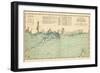 1893, United States Coast Survey - Niantic Bay to Rocky Point - Long Island Sound, Connecticut, Uni-null-Framed Giclee Print