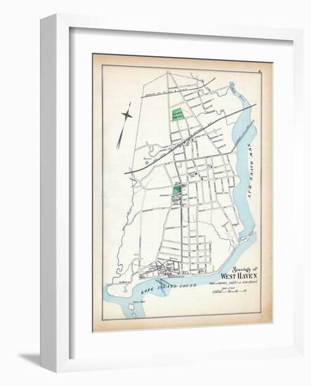 1893, West Haven Borough, New Haven Bay, Connecticut, United States-null-Framed Giclee Print