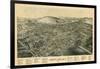 1894, Cortland 1894 Bird's Eye View, New York, United States-null-Framed Giclee Print