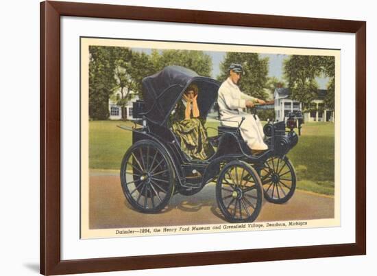 1894 Daimler, Greenfield Village, Dearborn, Michigan-null-Framed Art Print