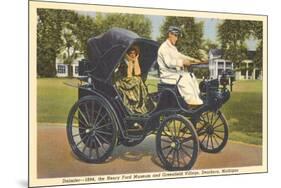 1894 Daimler, Greenfield Village, Dearborn, Michigan-null-Mounted Art Print