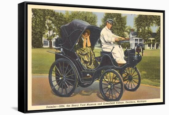 1894 Daimler, Greenfield Village, Dearborn, Michigan-null-Framed Stretched Canvas